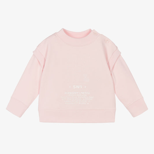 Burberry Baby Girl Montage Print Sweatshirt