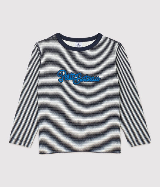 Petit Bateau Striped Tube Knit Tshirt