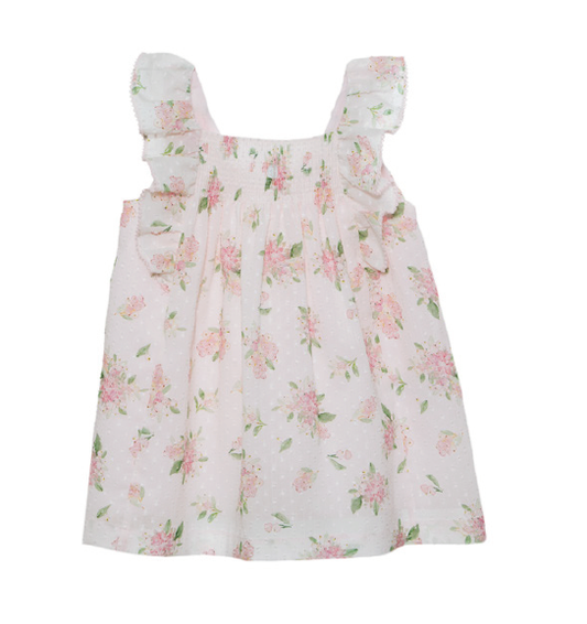 Patachou Pink Simple Flower Dress