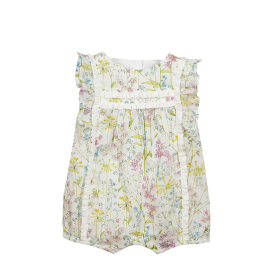 Patachou Ivory Floral Cotton Shortie