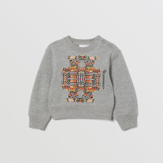 Burberry Baby Thomas Bear Motif Sweatshirt