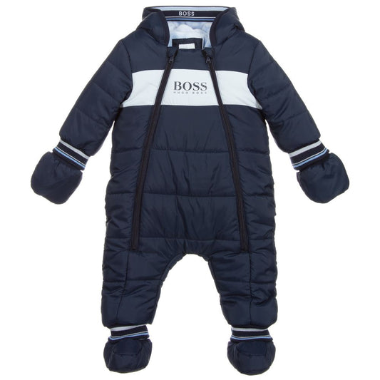 BOSS Baby Navy Logo Snowsuit