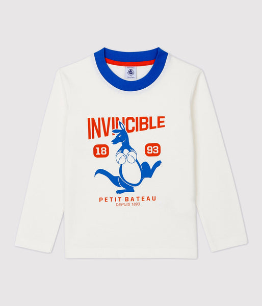 Petit Bateau Long-sleeved Cotton Tshirt