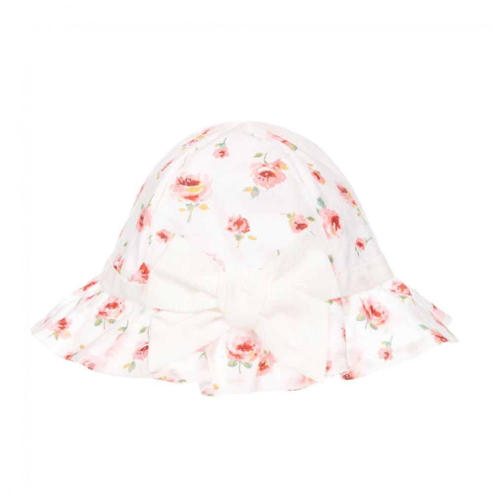 Patachou Pink Liberty Print Baby Hat