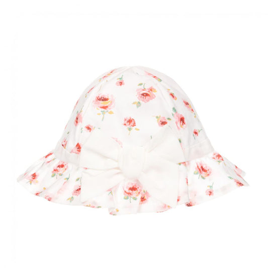 Patachou Pink Liberty Print Baby Hat