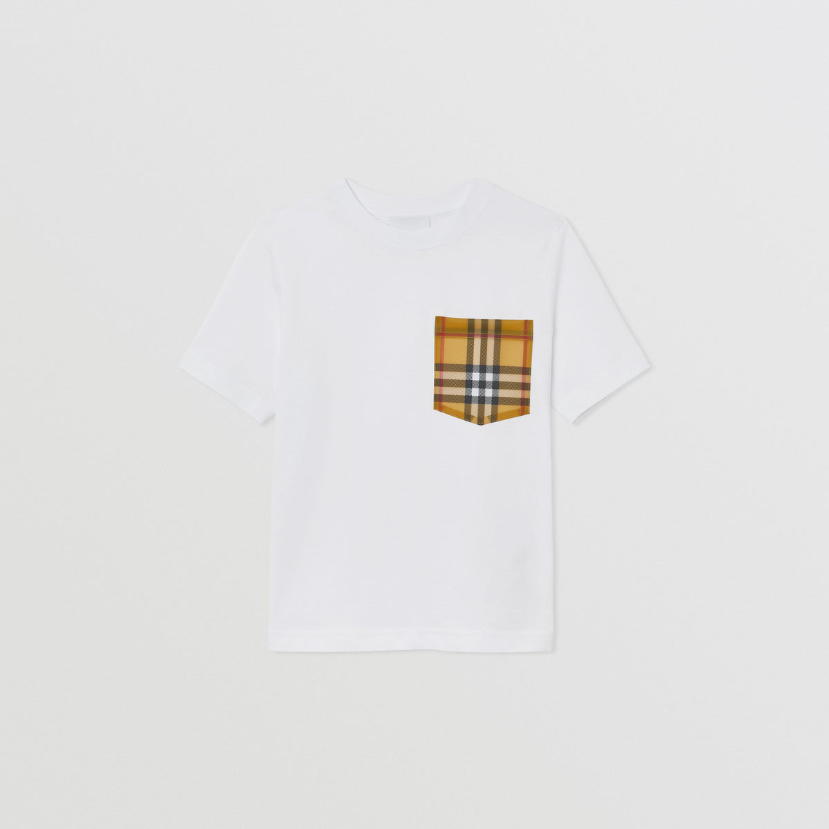 Burberry Vintage Check Pocket Cotton T-shirt