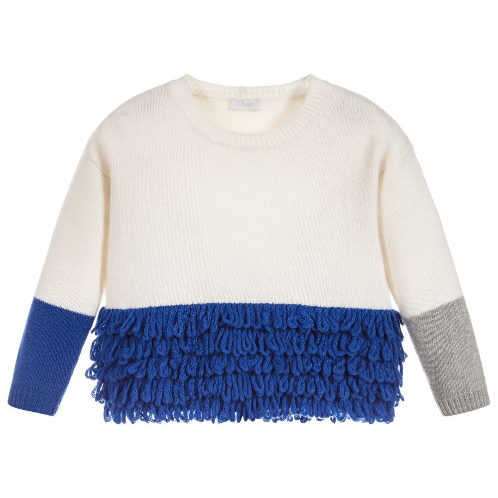 IL GUFO Milk Blue Sweater