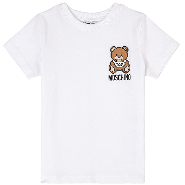 Moschino Short Sleeve Bear Logo Tshirt