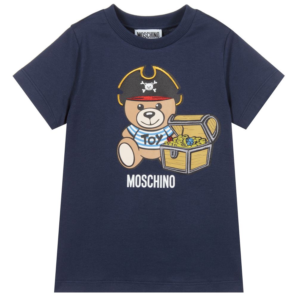Moschino Boy Pirate Bear Tee