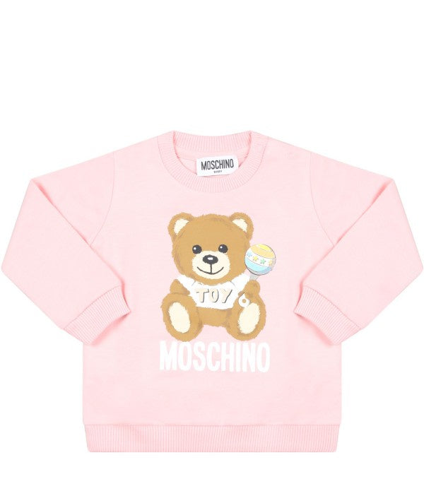 Moschino Sweatshirt With Bear Toy Rattle Print