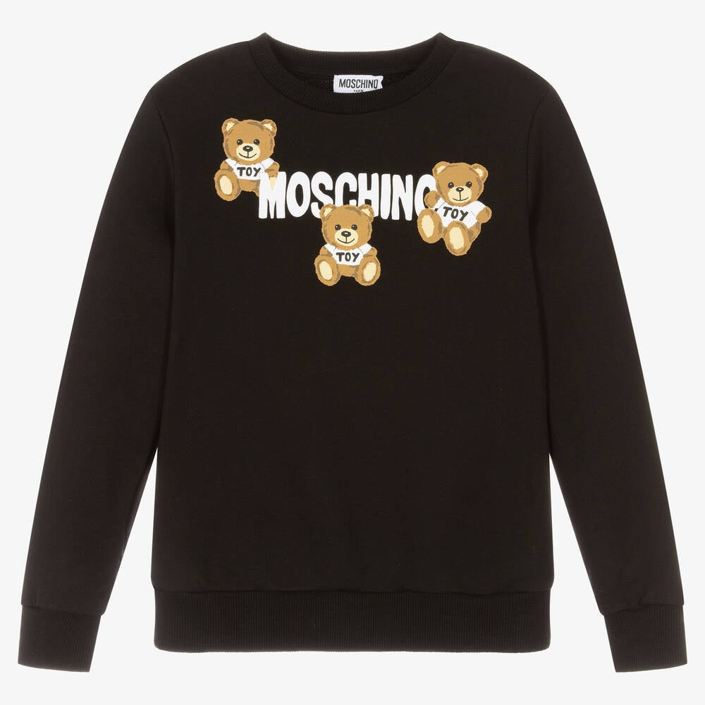 Moschino Sweatshirt with Bears and Txt Logo – Petit Pont