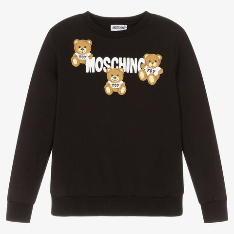 Moschino Sweatshirt with Bears and Txt Logo