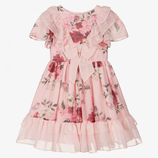 Patachou Girl Pink Chiffon Dress