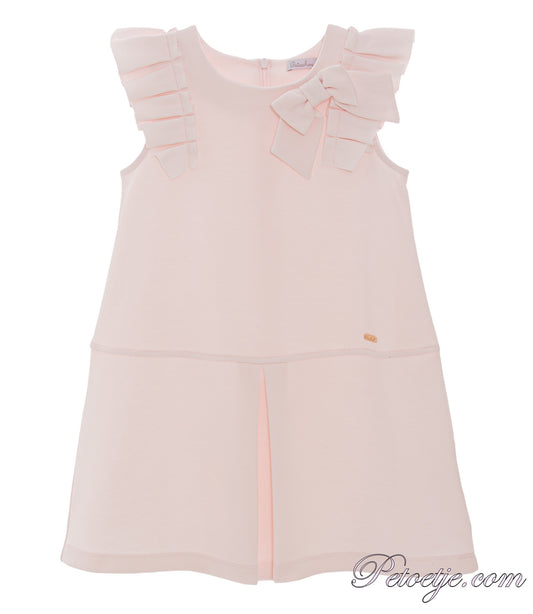 Patachou Girl Pale Pink Cotton Dress
