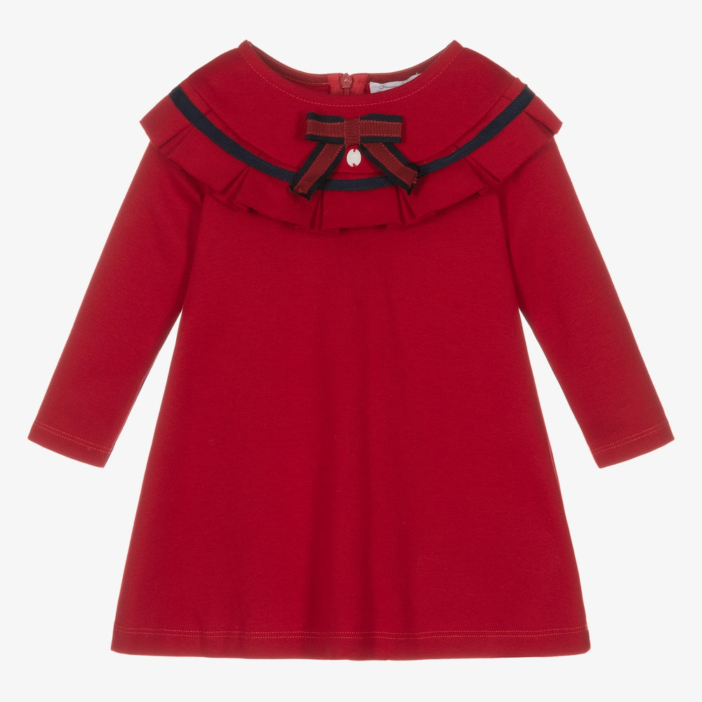 Patachou Girls Red Jersey Dress