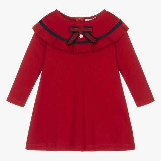 Patachou Girls Red Jersey Dress