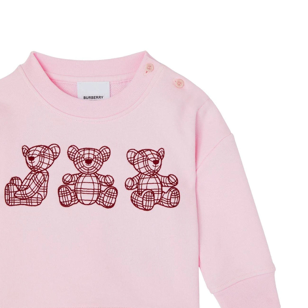 Pink 2025 burberry sweatshirt