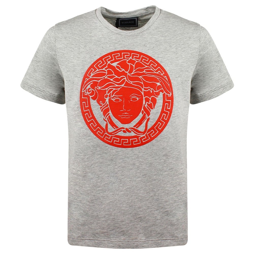 Versace Tshirt with Red Medusa Logo