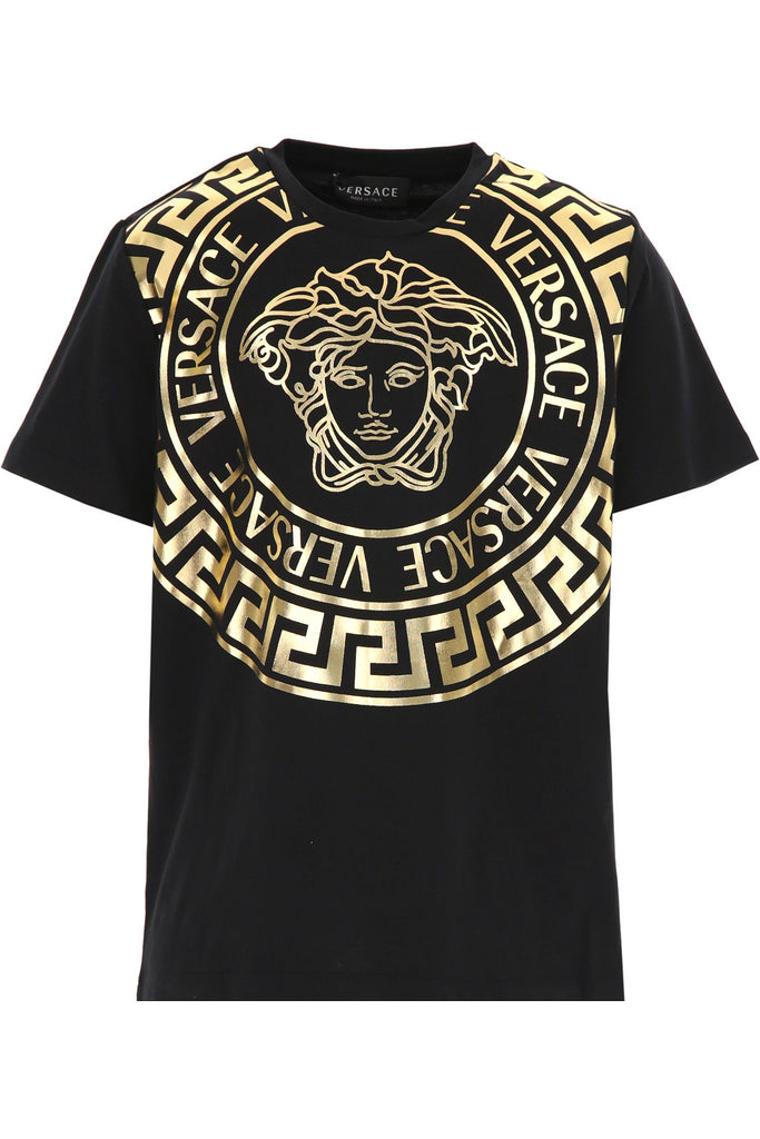 Versace Gold Medusa Logo T-shirt